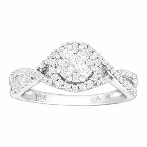 1/2 ct Diamond Engagement Ring